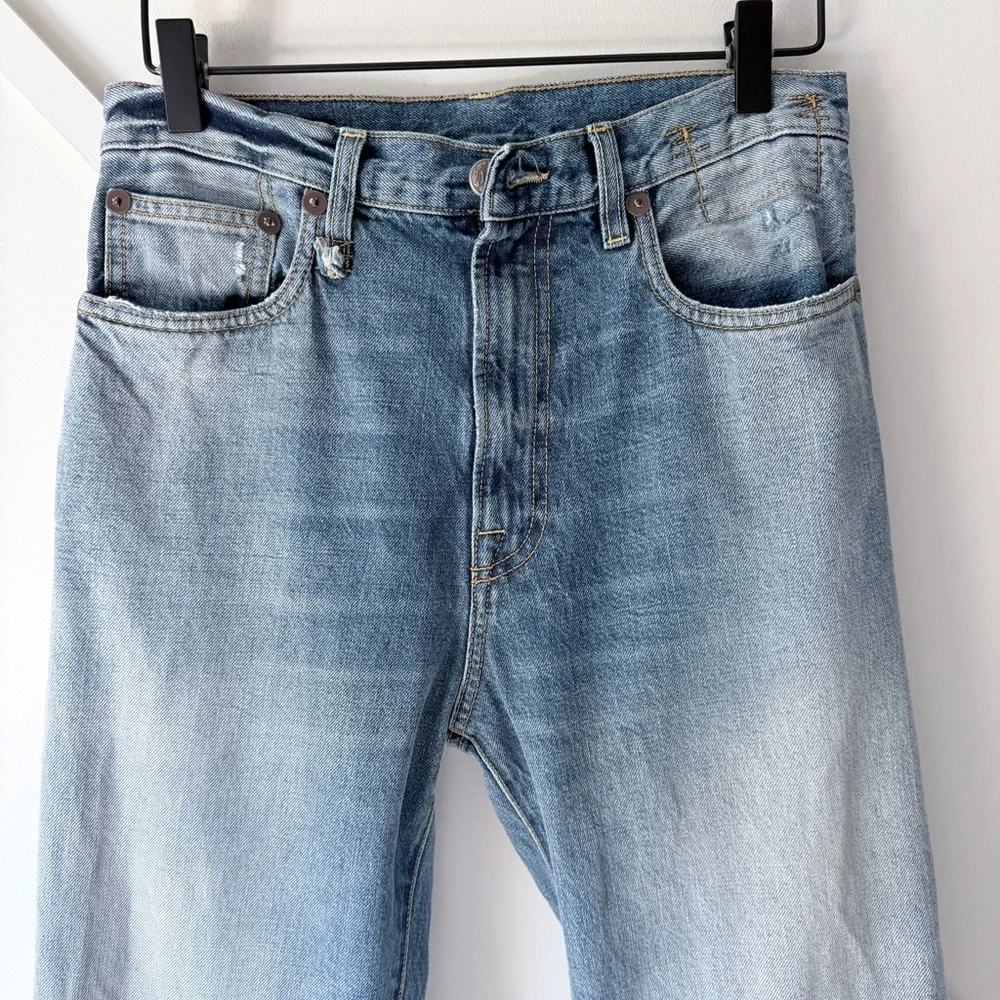 R13 Jane High Waisted Wide Leg Jeans - 27 (fits small) - Picture 5 of 17